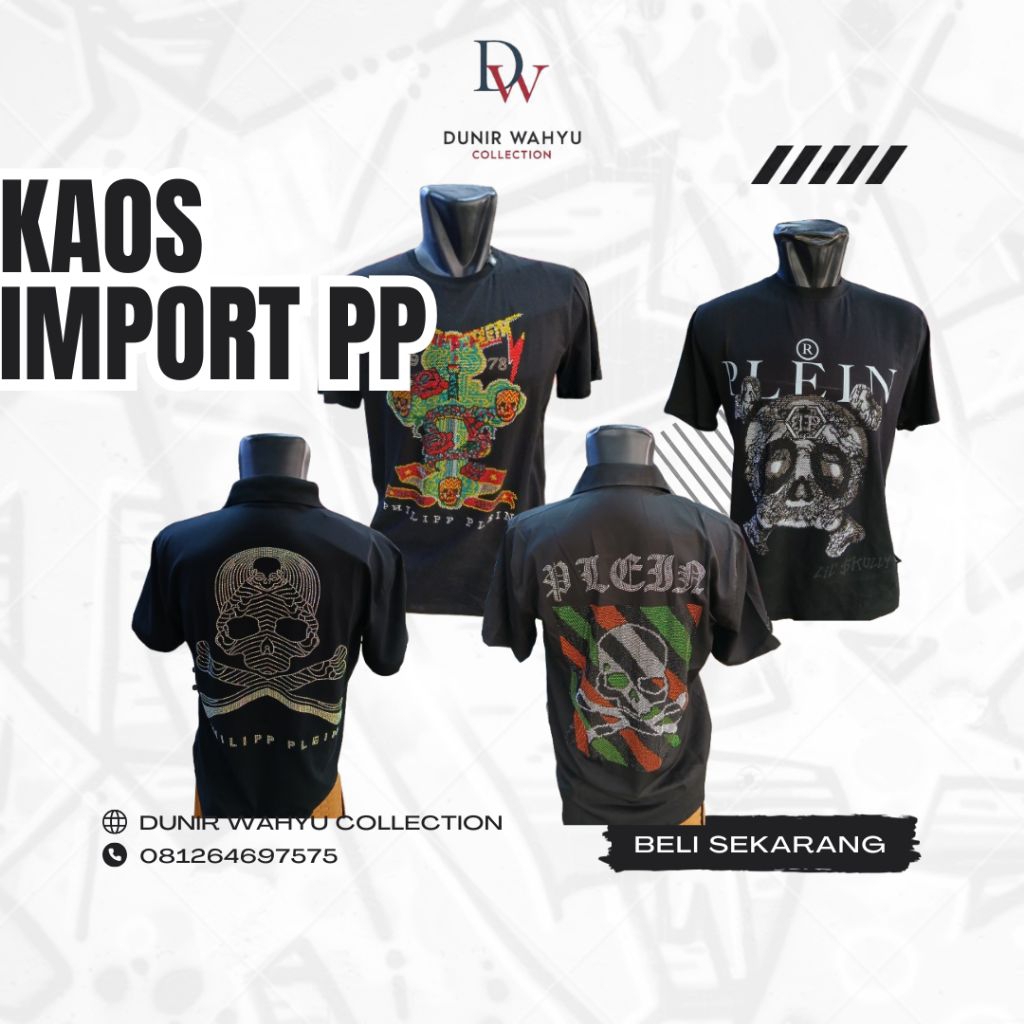 Kaos Import Mirror PP Tag Kulit