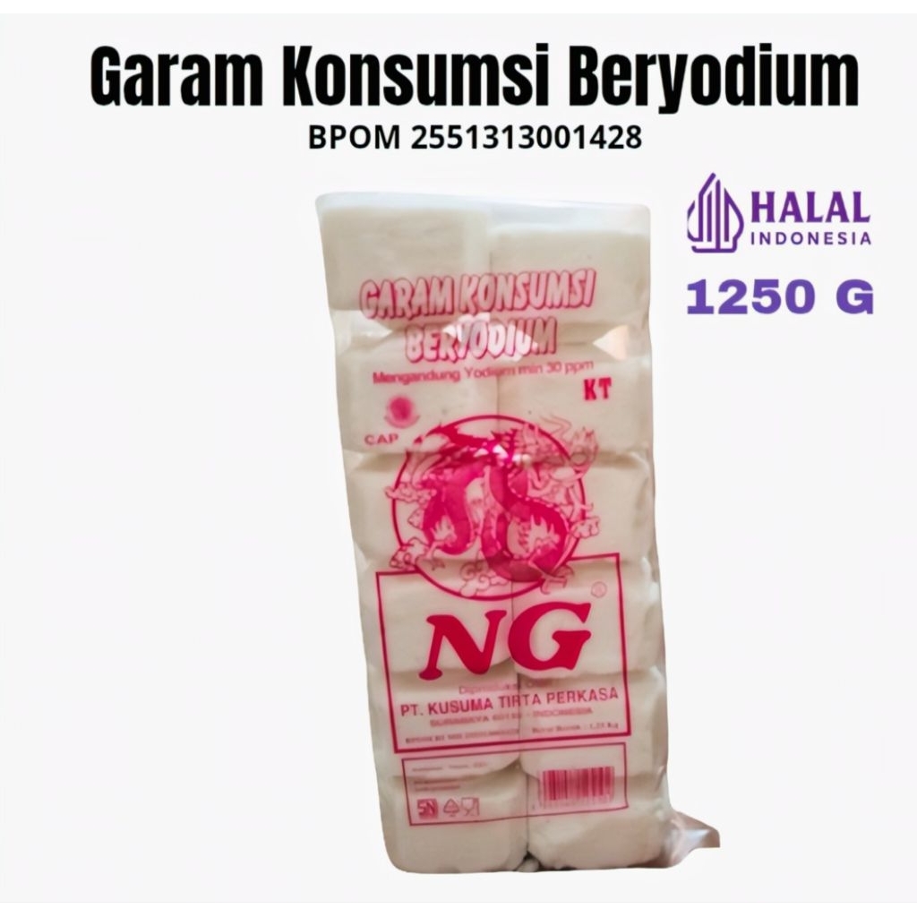 

GARAM MASAK BERYODIUM BATA CAP NG 1250G
