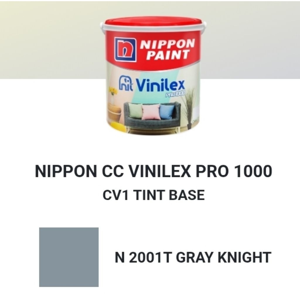 CAT TEMBOK INTERIOR VINILEX PRO 1000 4.5KG NIPPON PAINT (PART 3)