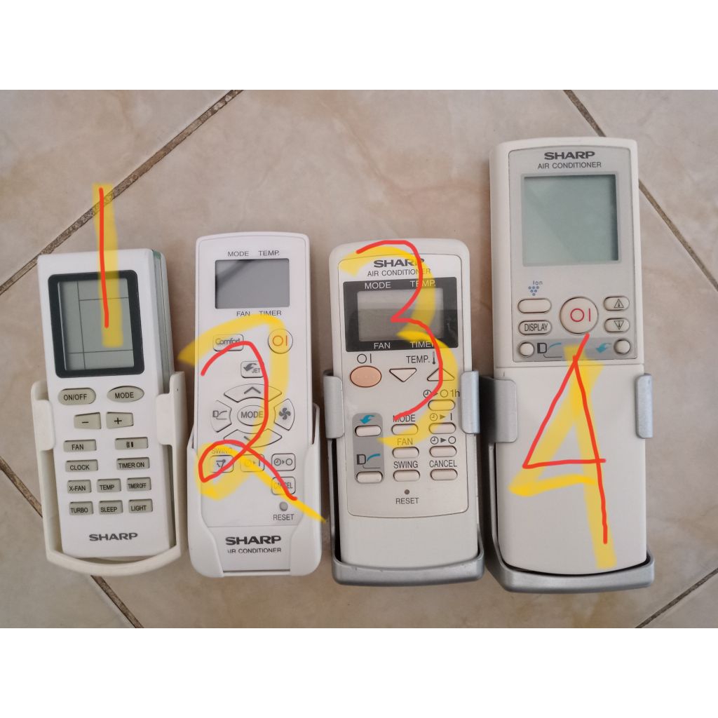 STANDING HOLDER BREKET AC SHARP ORIGINAL TERLENGKAP