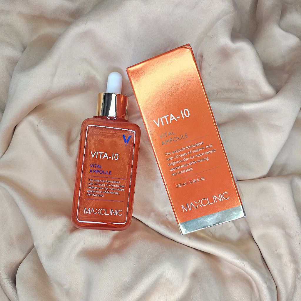 [SALE] Maxclinic Vita 10 Vital Ampoule 100ml Clearance Cuci Gudang Serum Vita-10 Warehouse Sale Endo