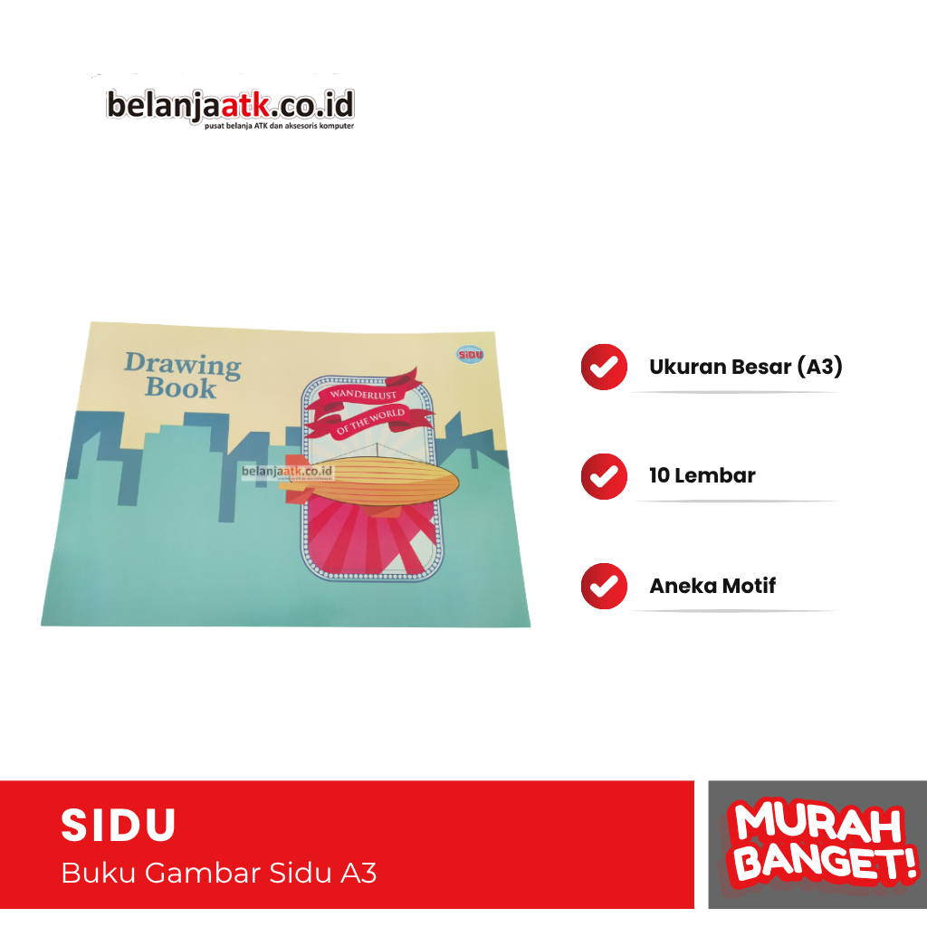 

Buku Gambar Sidu A3 / Buku Gambar Besar