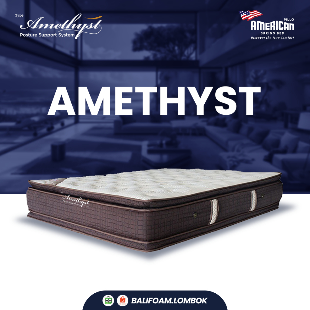 AMERICAN PILLO SPRING BED TYPE GRAND IMPERIAL AMETHYST