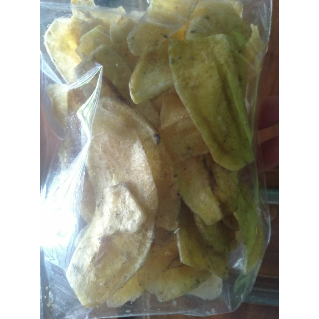 

kripik pisang gurih renyah kemasan 250gram