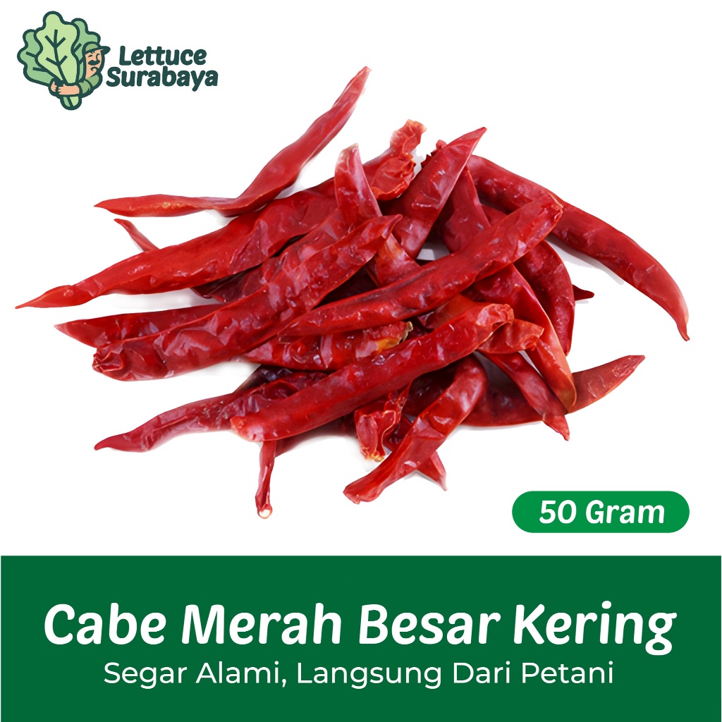Cabai Merah Besar Kering 50 Gram