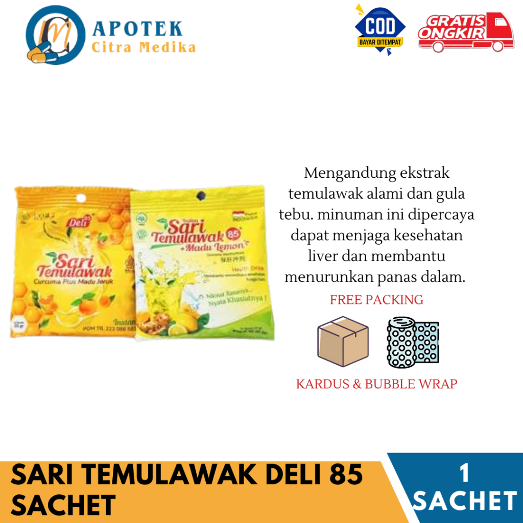 

Sari Temulawak Deli 85 - Meredakan Panas Dalam dan Menjaga Kesehatan