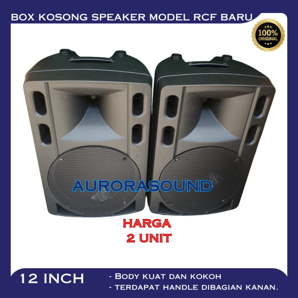 BOX KOSONG SPEAKER 12 INCH MODEL RCF BARU HARGA 2 BUAH BOX SPEAKER FIBER PLASTIK