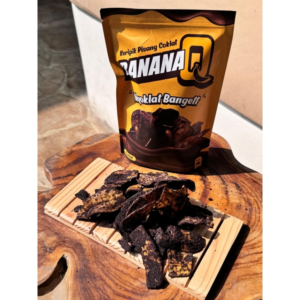 

BANANAQ-Keripik Pisang Coklat Crispy Renyah 160 Gram