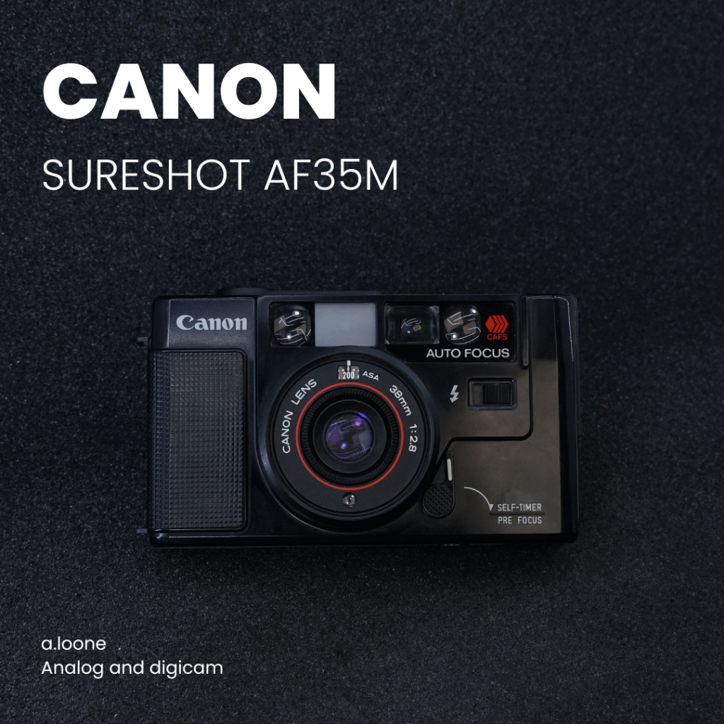 CANON AUTOBOY AF35M — KAMERA ANALOG AUTO FOCUS 35MM ROLL FILM