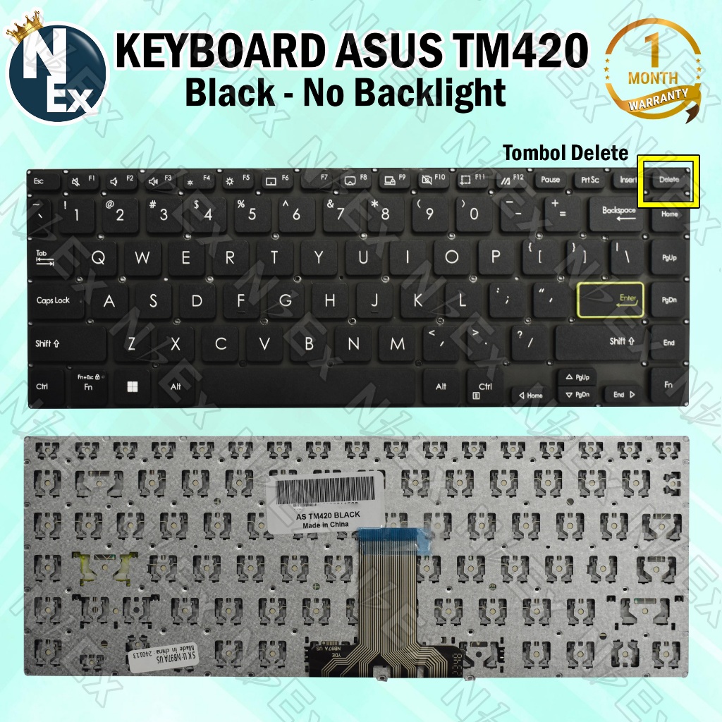 Keyboard Asus Vivobook Flip 14 TM420 TM420I TM420UA TM420IA TP420 TP420IA TP420UA