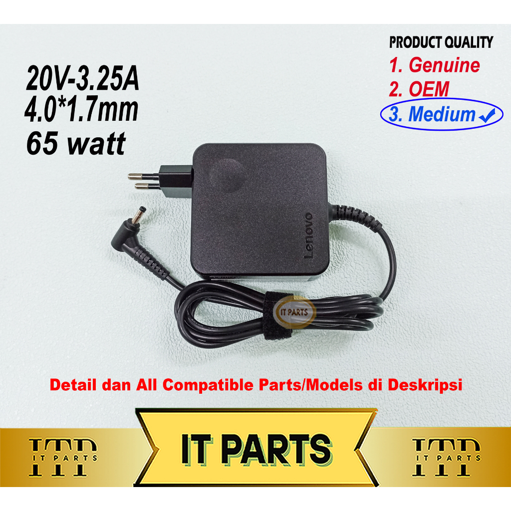 Adaptor Charger Lenovo Ideapad 310 320 330 310S 320S 330S 520-15IKB 520H-15IKB 520L-15IKB 520R-15IKB