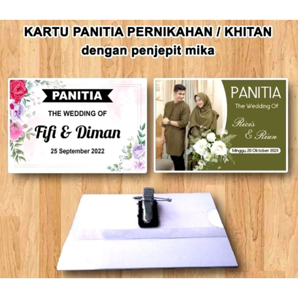 

COCARD/NAMETAG PANITIA/PESERTA KEGIATAN KEAGAMAAN - UKURAN B2- BAGUS!!! TERMURAH!!!