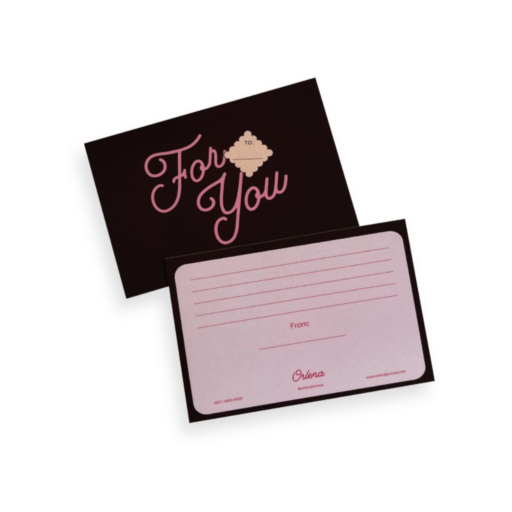 

Tambahan Card For You atau Happy Birthday