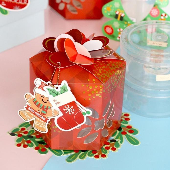 

Box Natal Dus Cookies Hamper Parcel Christmas isi 2 Toples Kuker 500gr
