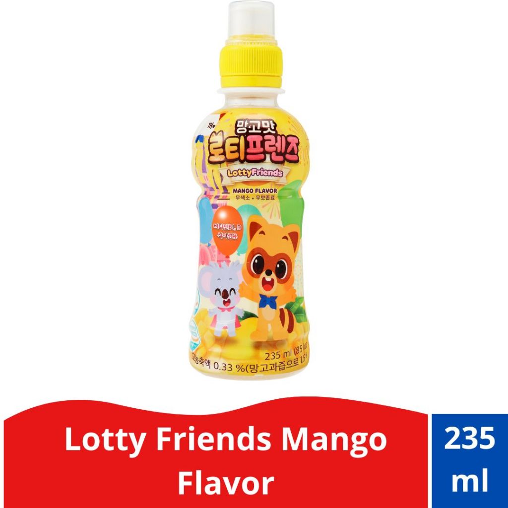 

Lotty Friends Mango Flavor -Minuman Rasa Mangga 235ml