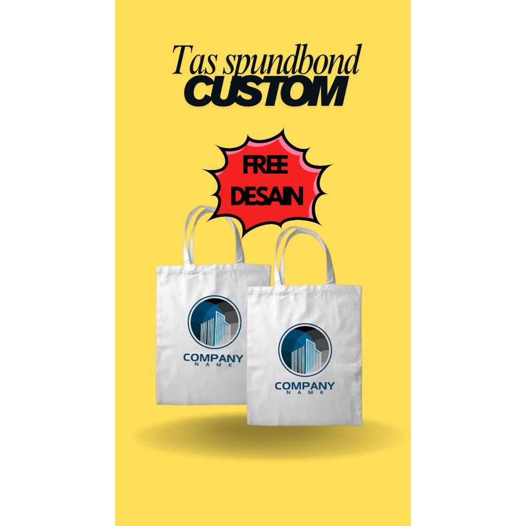 

Tas Spunbond / Goodie Bag Spunbond / Spoundbond Bag / Tas Belanja Spunbond Model Kotak Box Kantong Kain Souvenir / Goodie Bag
