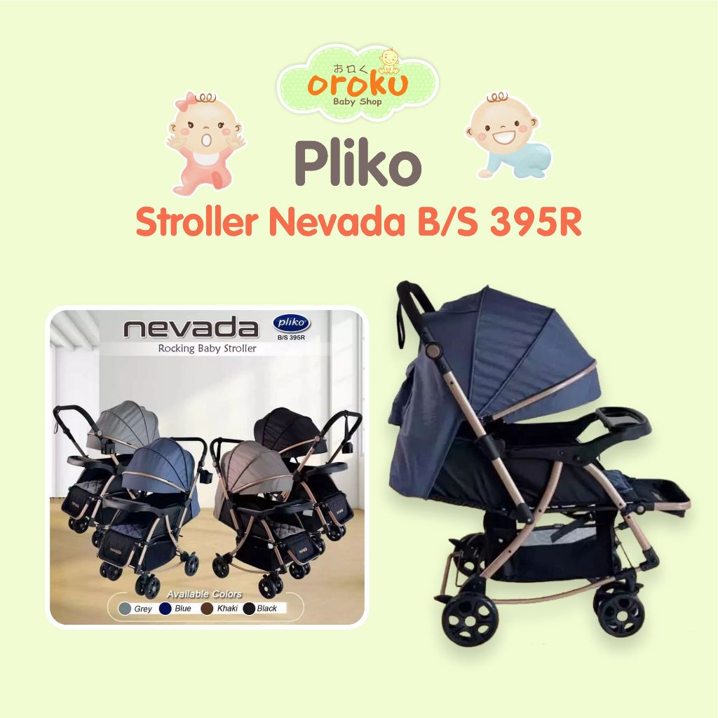PLIKO STROLLER NEVADA B/S 395R / STROLLER BAYI