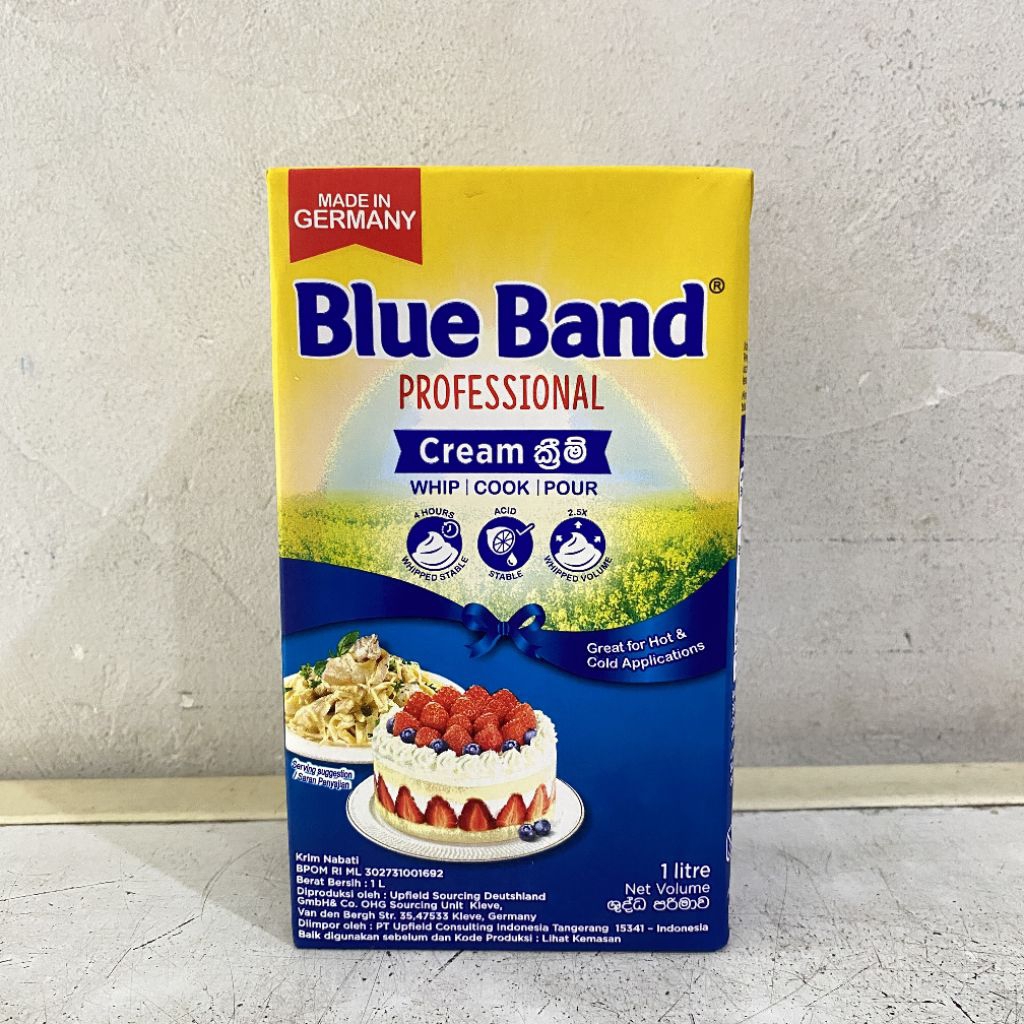 

Blue Band professional multipurpose cream 1 liter | Blueband professional cream | Blueband whipping cream