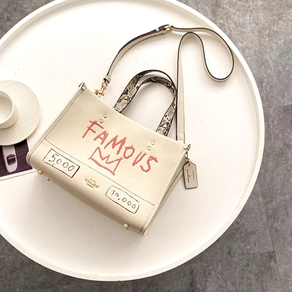 C5660 Tote Bag Jean Michel Basquiat Dempsey Carryall