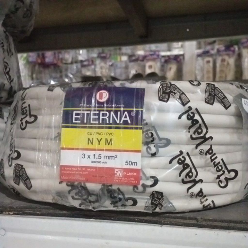 Kabel ETERNA 3x1,5 NYM 50meter