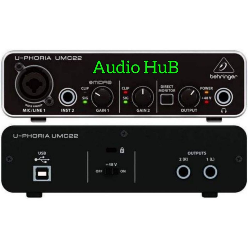 Soundcard Behringer Uphoria UMC22 UMC 22 Soundcard Behringer UMC-22 Original