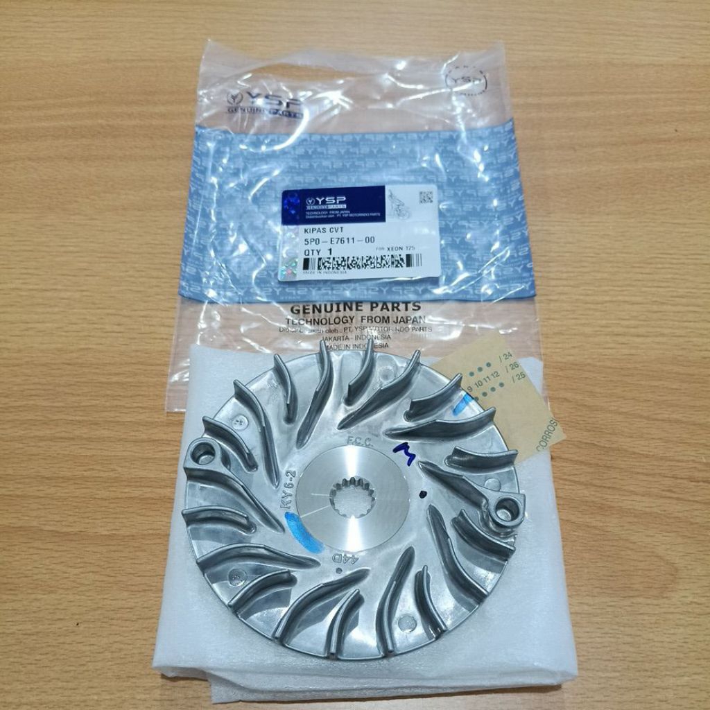 YSP ORIGINAL KIPAS CVT XEON 125, AEROX 125, XEON GT, KODE (44D) ORIGINAL