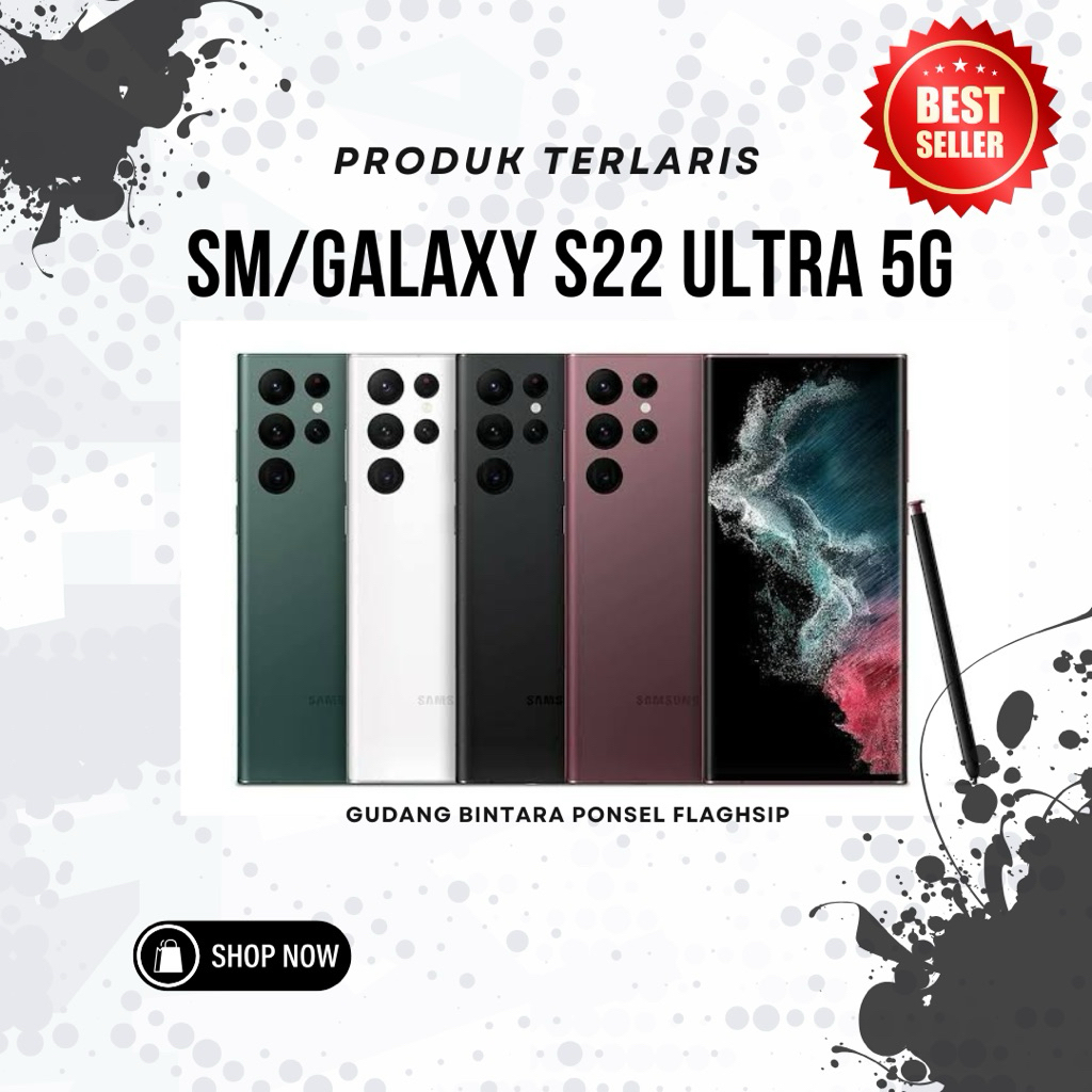 Samsung Gaalaxy S22 Ultra 12/256 12/512 Resmi Sein Indonesia Second Original