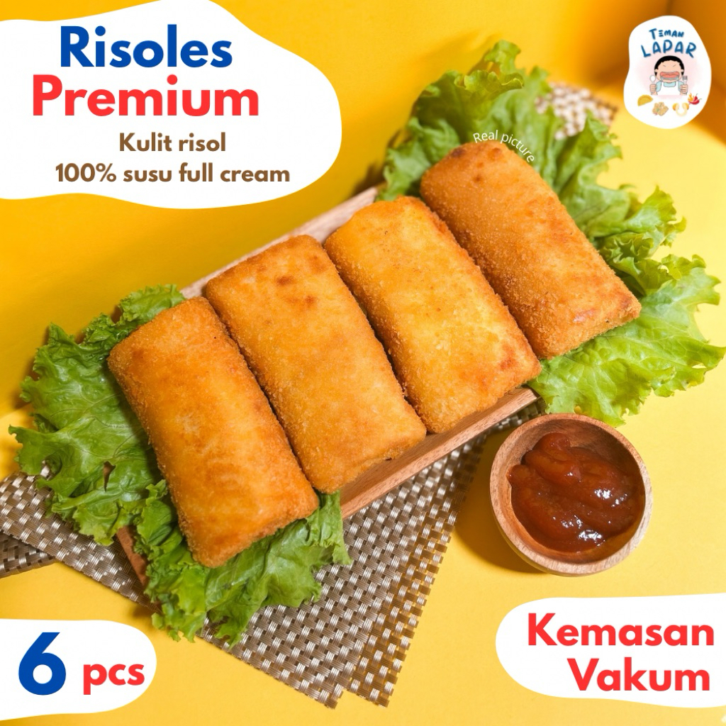 

RISOLES PREMIUM by Teman Lapar (isi ragout ayam, smoked beef mayo, mayo mentai) CEMILAN SIAP SAJI PRAKTIS