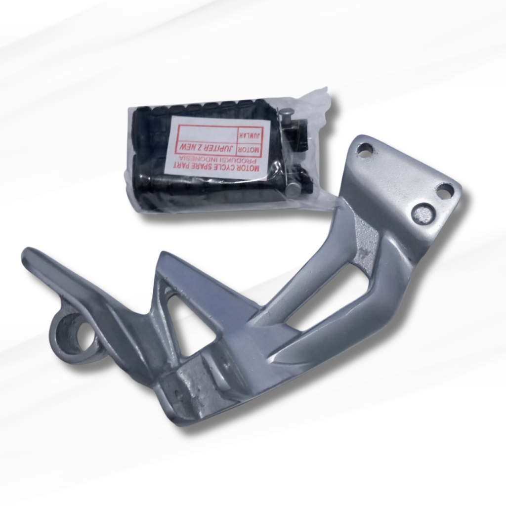 Footstep Belakang Kanan Jupiter Z + Karet - Dudukan Pijakan Kaki Motor Yamaha Jupiter Z PNP