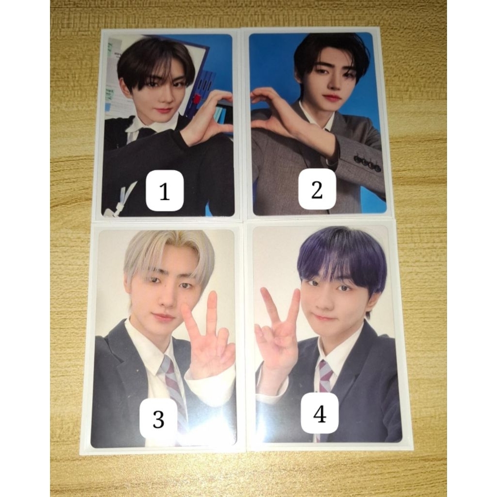 

photocard official enhypen japan fc sunghoon jungwon