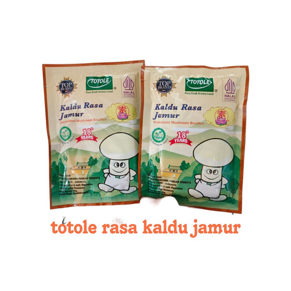 

Totole kaldu jamur 40g.