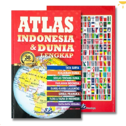 Buku Atlas Kecil Terbaru 38 Provinsi Atlas Indonesia Dan Dunia Lengkap / Atlas Dunia