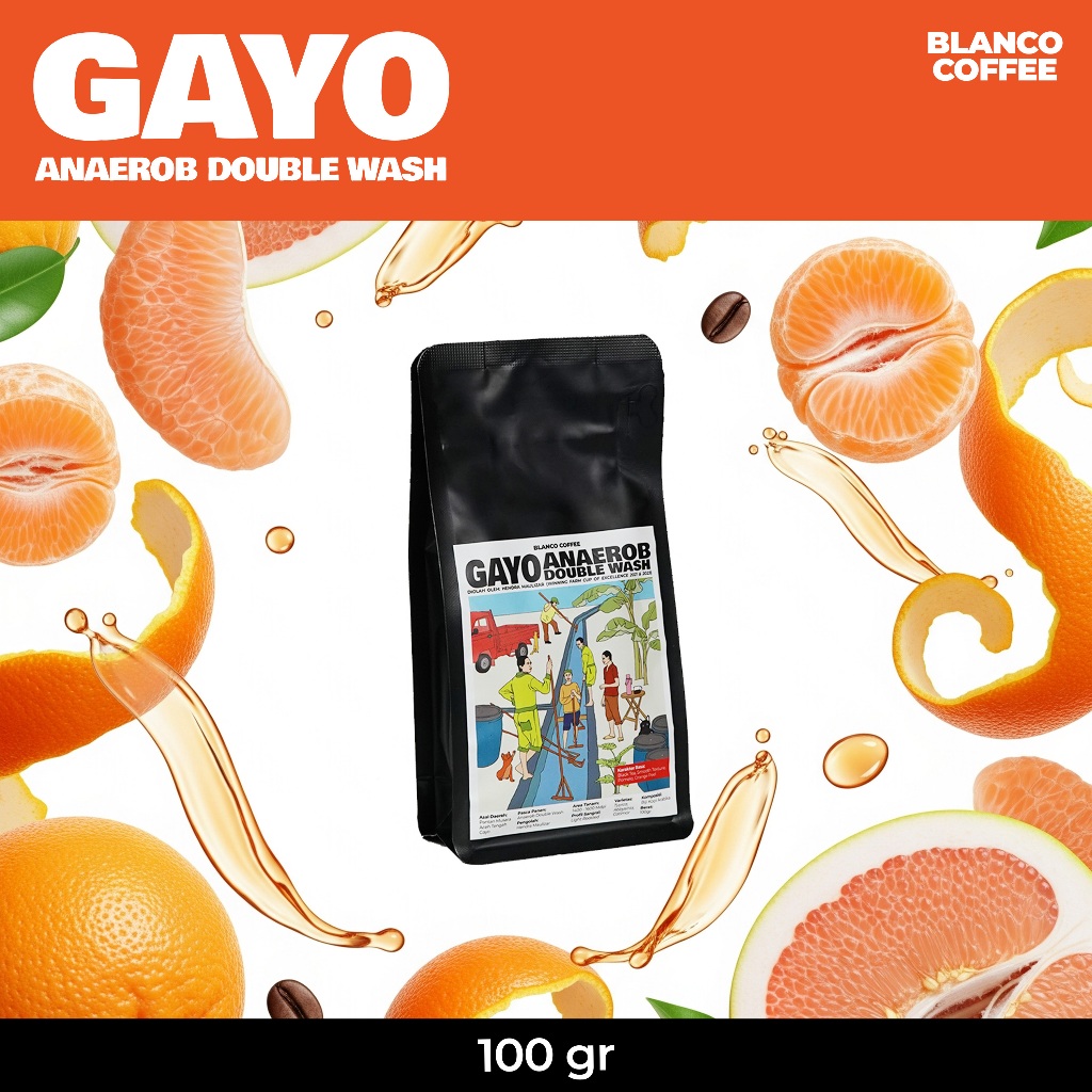 

Kopi Single Origin Gayo Pantan Musara Anaerob Double Wash 100GR - Filter Roast