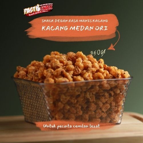 

KACANG MEDAN - KACANG MEDAN ORIGINAL 350GR CEMILAN ENAK GURIH PASTI SNACK