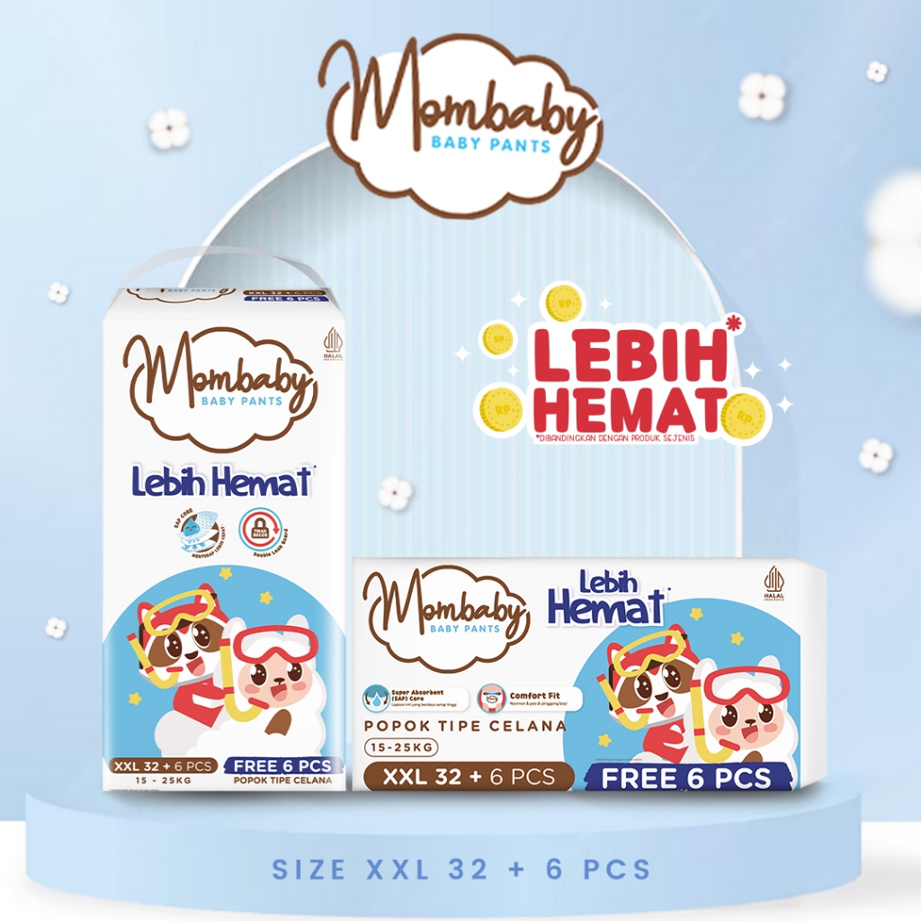 Mombaby Pants Jumbo pack XXL20+4