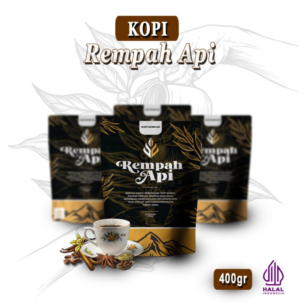 

Kopi Rempah Api 4pcs (400 Gram)