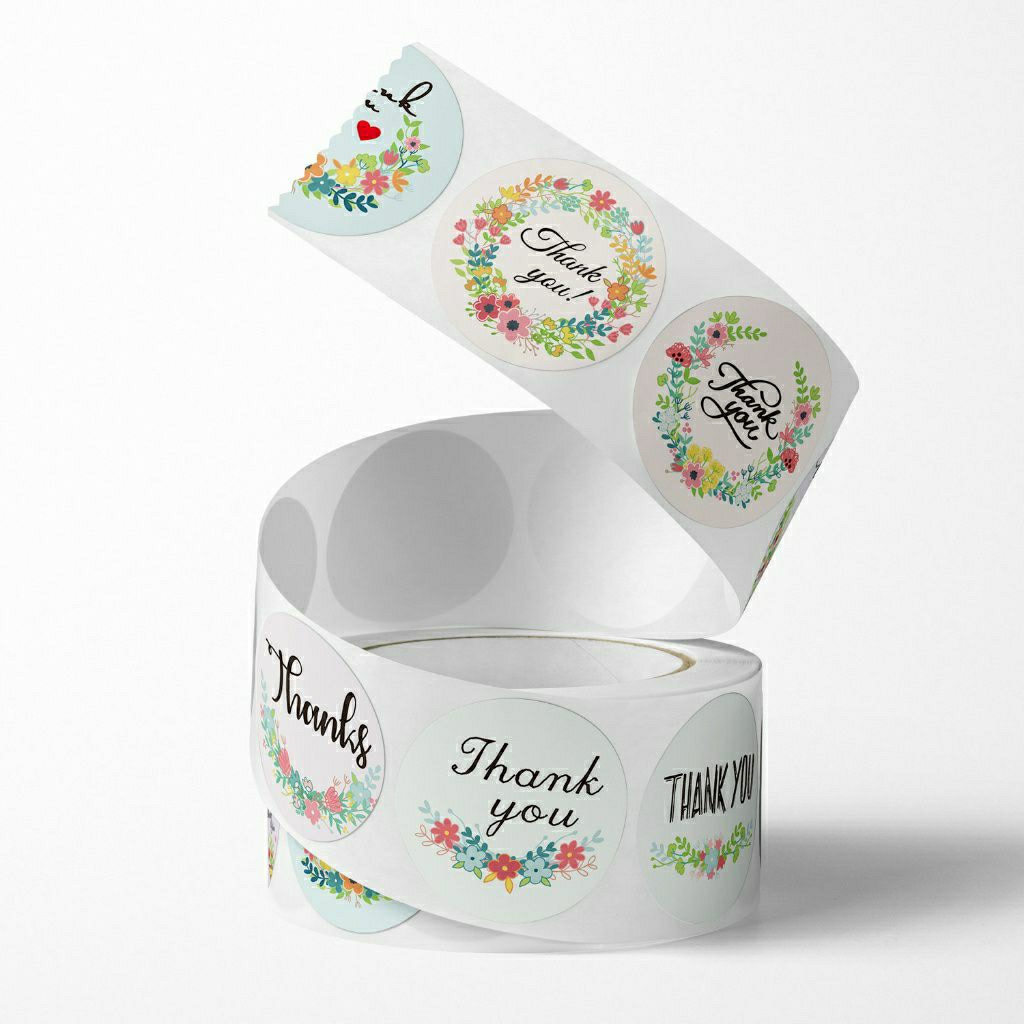 

Sticker Thank You Elegan & Lucu untuk Kemasan Produk dan Hampers