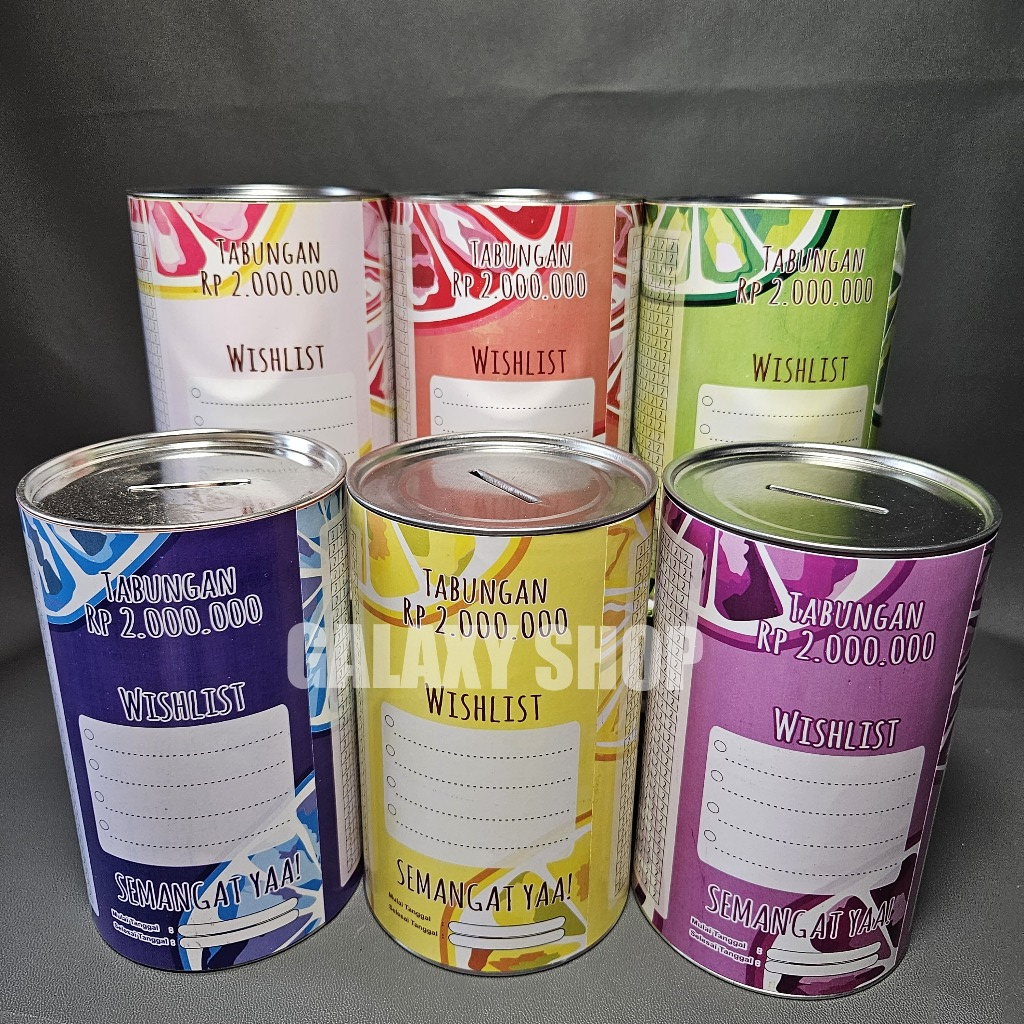 [BISA COD] CELENGAN TARGET 2K TARGET 2JUTA VARIAN BUKA TUTUP ATAU PERMANEN TABUNGAN TARGET