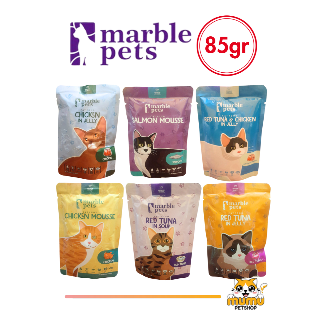 MARBLE PETS WET FOOD POUCH 85GR - Makanan Basah Kucing