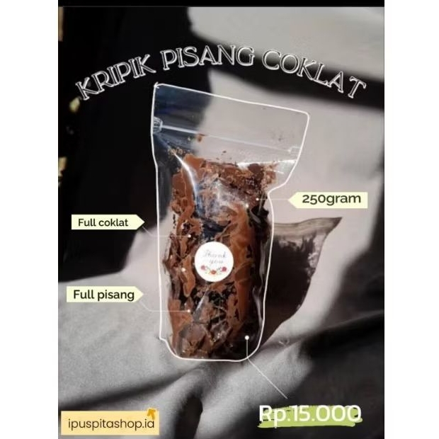 

PISANG COKLAT LUMER KEMASAN POUCH PER 25O GRAM