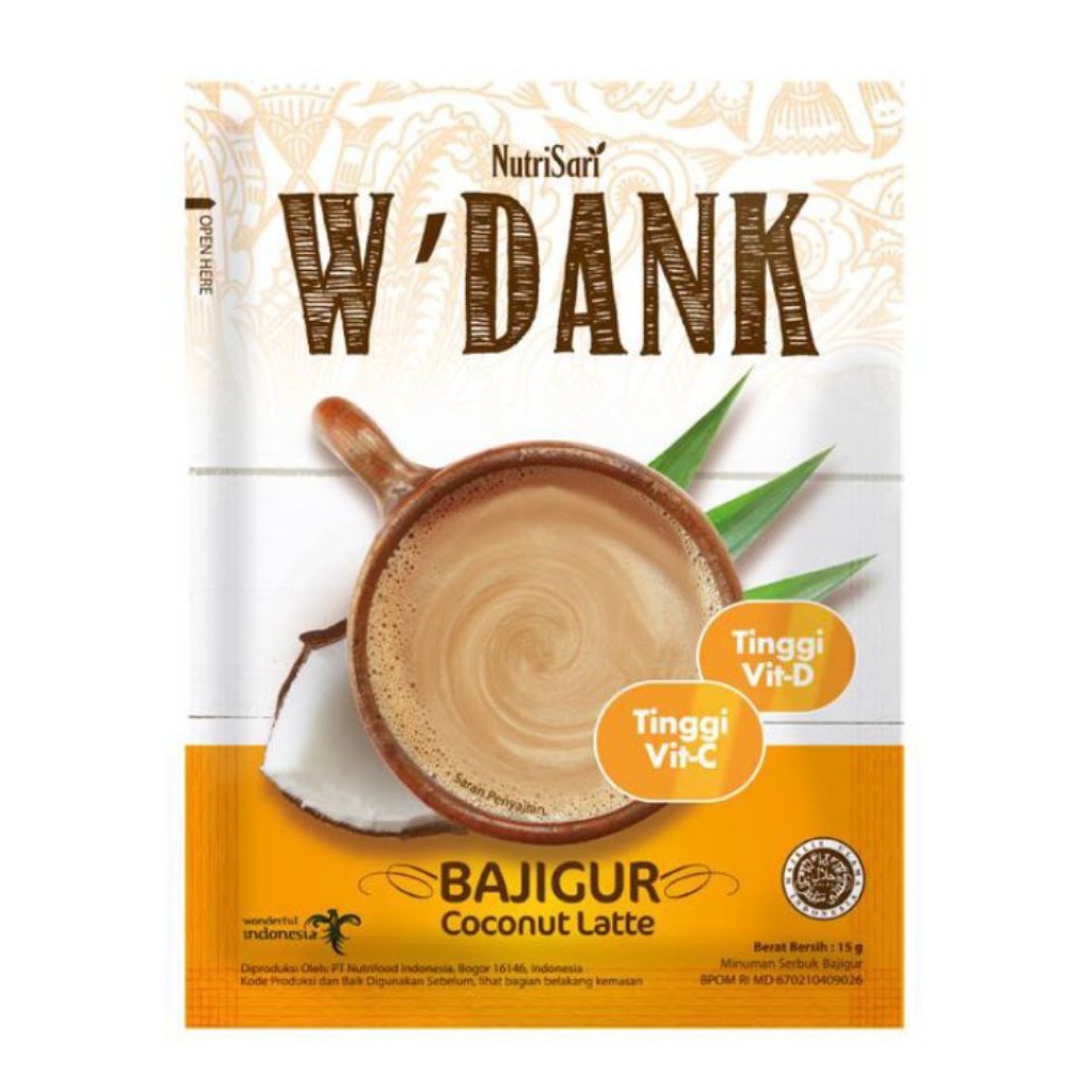

nutrisari wedang bajigur 1 box multivitamin