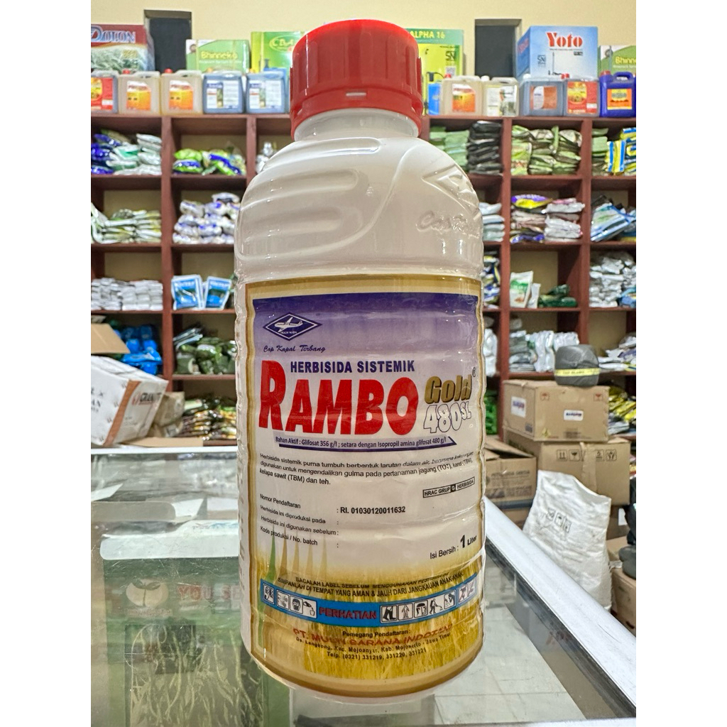 HERBISIDA RAMBO 480SL 1 Liter - RAMBO GOLD 480SL