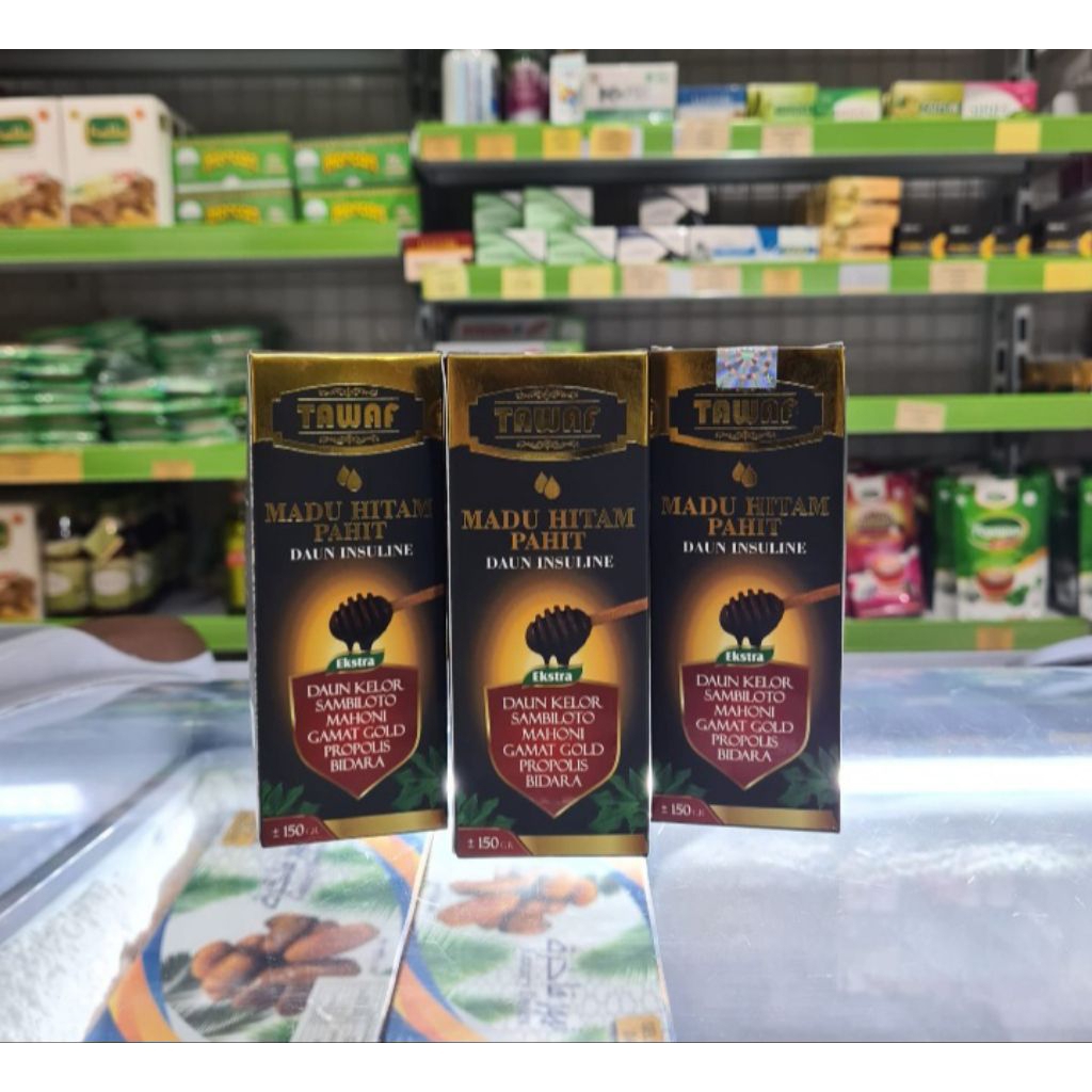 

MADU HITAM PAHIT INSULINE TAWAF 150gram