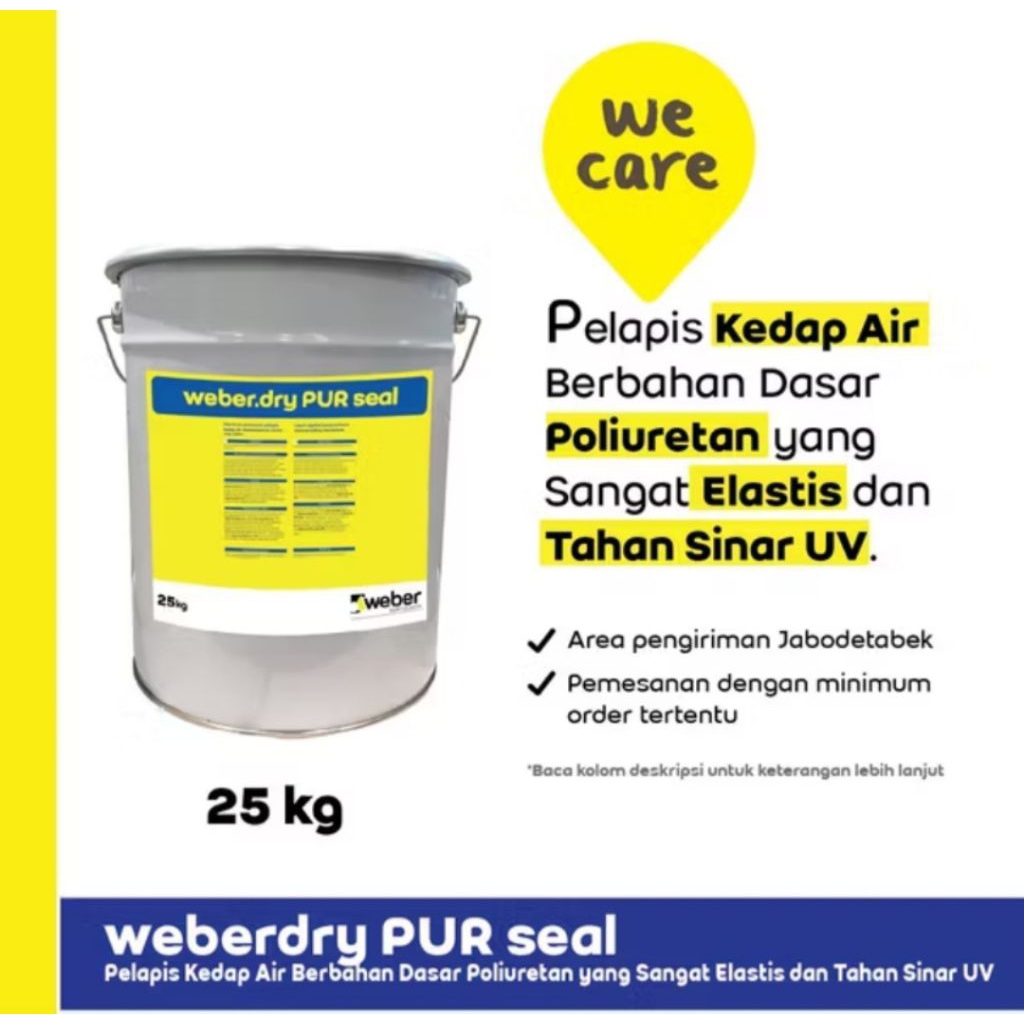 MU Weberdry PUR Seal PU Waterproofing 25Kg