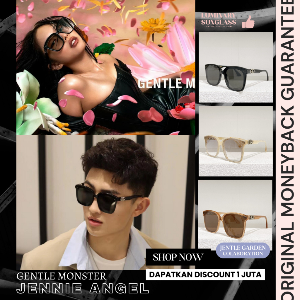 [ORIGINAL] GM Jennie Angel Jentle Garden Edition Sunglasses / Kacamata Hitam / Glasses