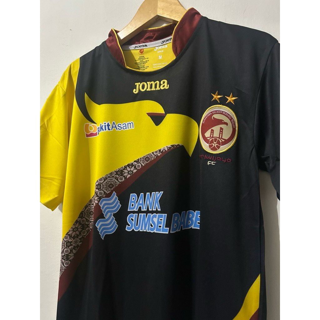 Jersey Sriwijaya FC Away 2013/14 Original Joma Hitam Ponaryo Astaman size M(Termurah)
