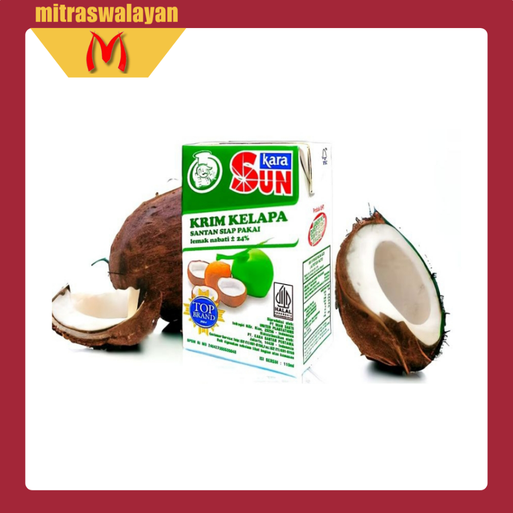 

SUN KARA Santan Krim Kemasan Kotak 110 ml