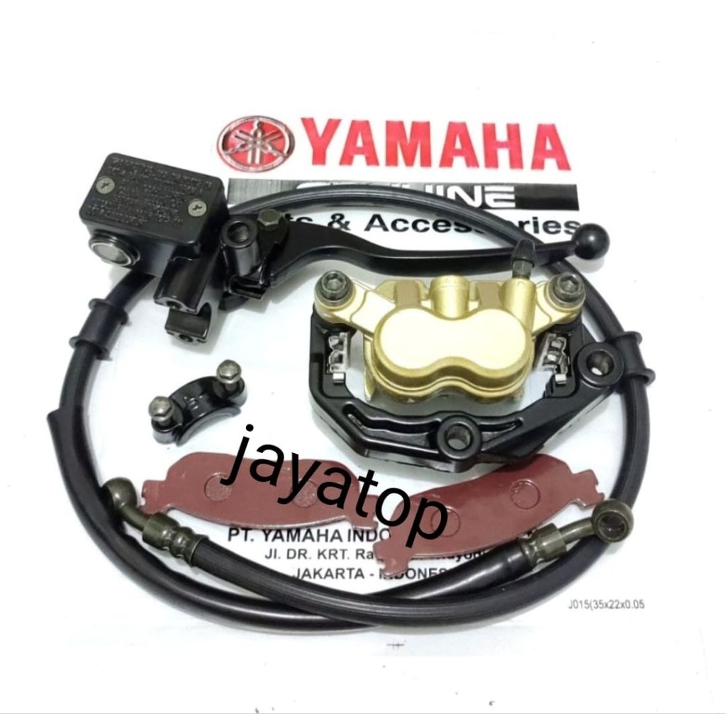 selang rem+master rem set+kaliper depan Yamaha Nouvo lele,Nouvo z
