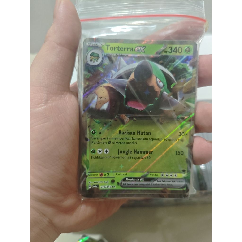 Torterra ex RR sv5s 012/142 tcg pokemon indo