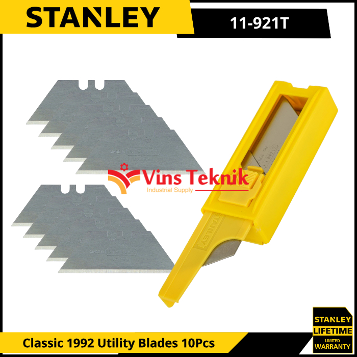 

STANLEY 11-921T Isi Cutter Cuter Classic 1992 Utility Blades 10pcs 11-921